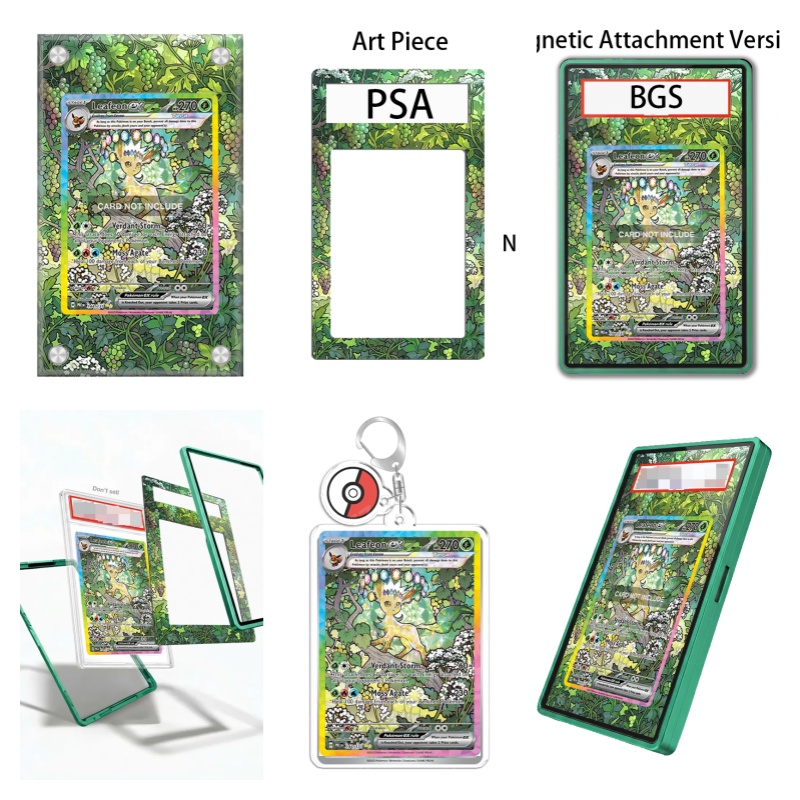 Display Case Acrylic - Kunstdisplay für Pokémon Prismatic Evolutions Leafeon