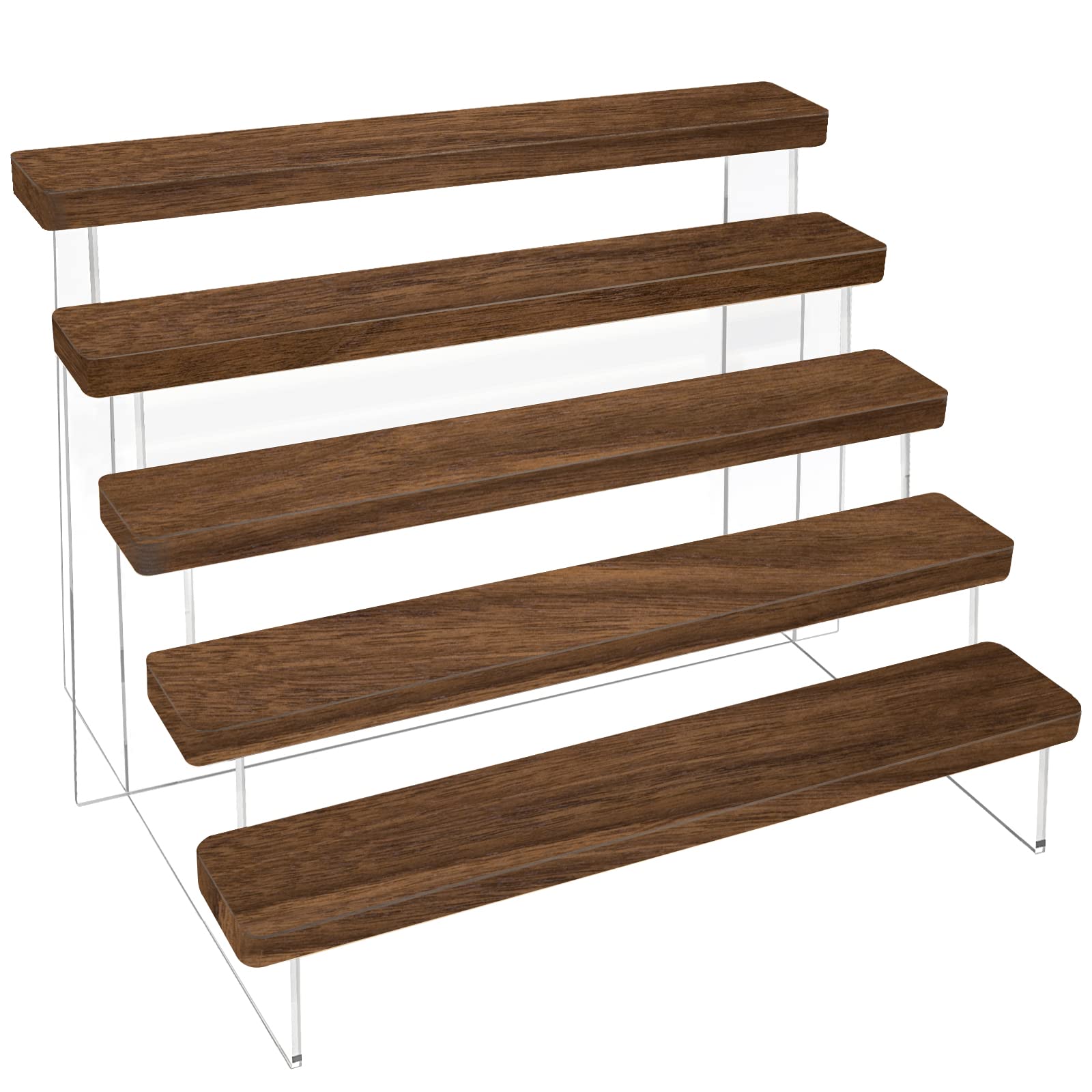 Display Risers Set - Acryl Steigleitungen Display Regal Holz Ständer