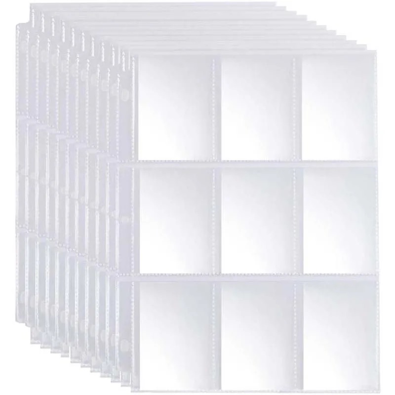 Trading Card Binder - 50 Stück 9 Pocket Trading Gaming
