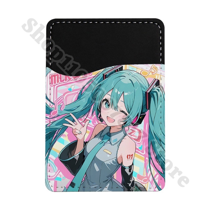 Card Top Loader - Kreatives Handy-Deko-Zubehör Ultradünne Brieftasche Hatsune Miku