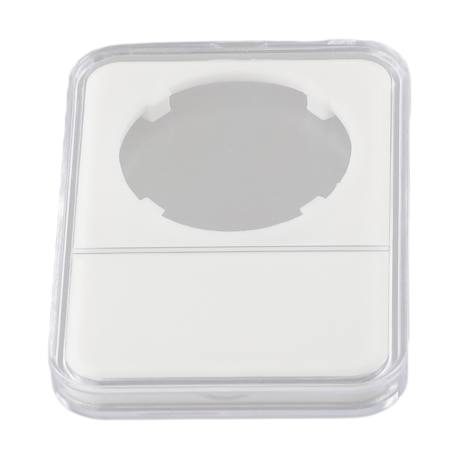 Display Case Acrylic - 38-mm-Münzhalter-Displaybox aus klarem Acryl-PMMA-Kunststoff mit versiegeltem