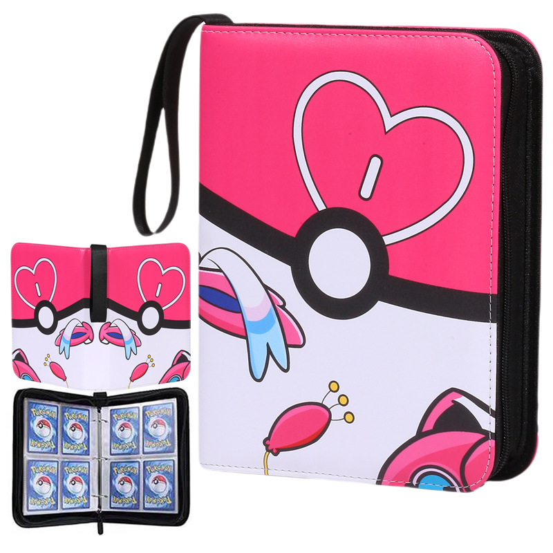 Pokemon Binder Card - NEUES Pokemon-Kartensammelalbum 400 Stück Binder Cartoon-Reißverschluss-Fotoalbum