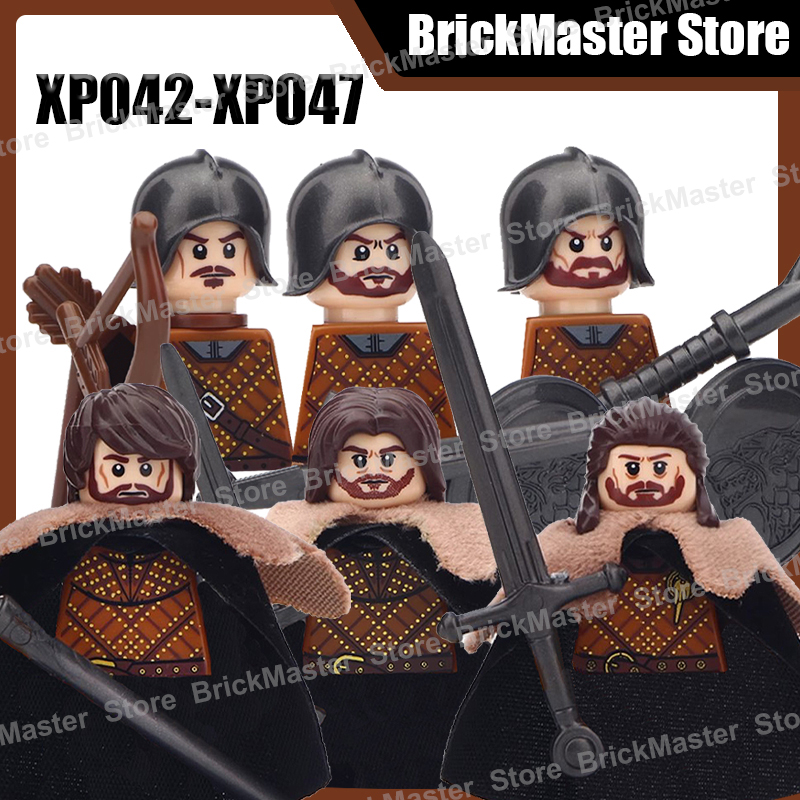 Lego Minifigure Holder - MOC Mittelalterliche Militär Ritter Krieger Soldat