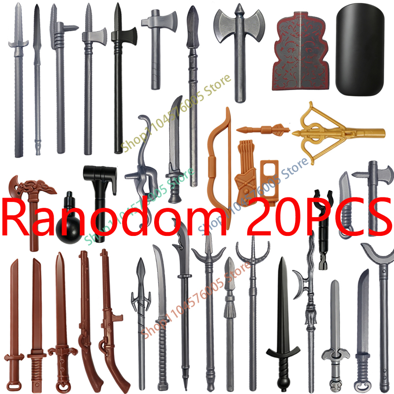 MOC Mittelalterliche Waffen Zu – Lego Minifigure Holder Bewertung und Preis