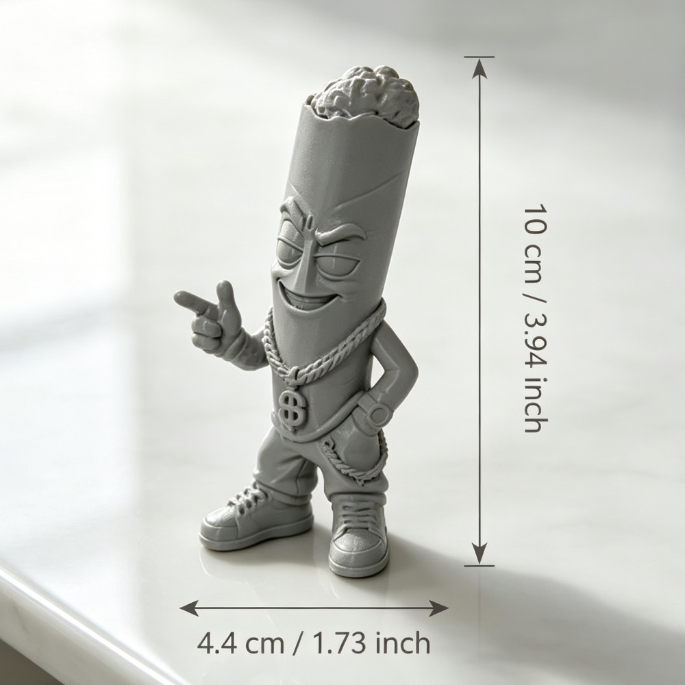 Trendige graue Kunststoff-Figu – Pop Display Shelf Bewertung und Preis