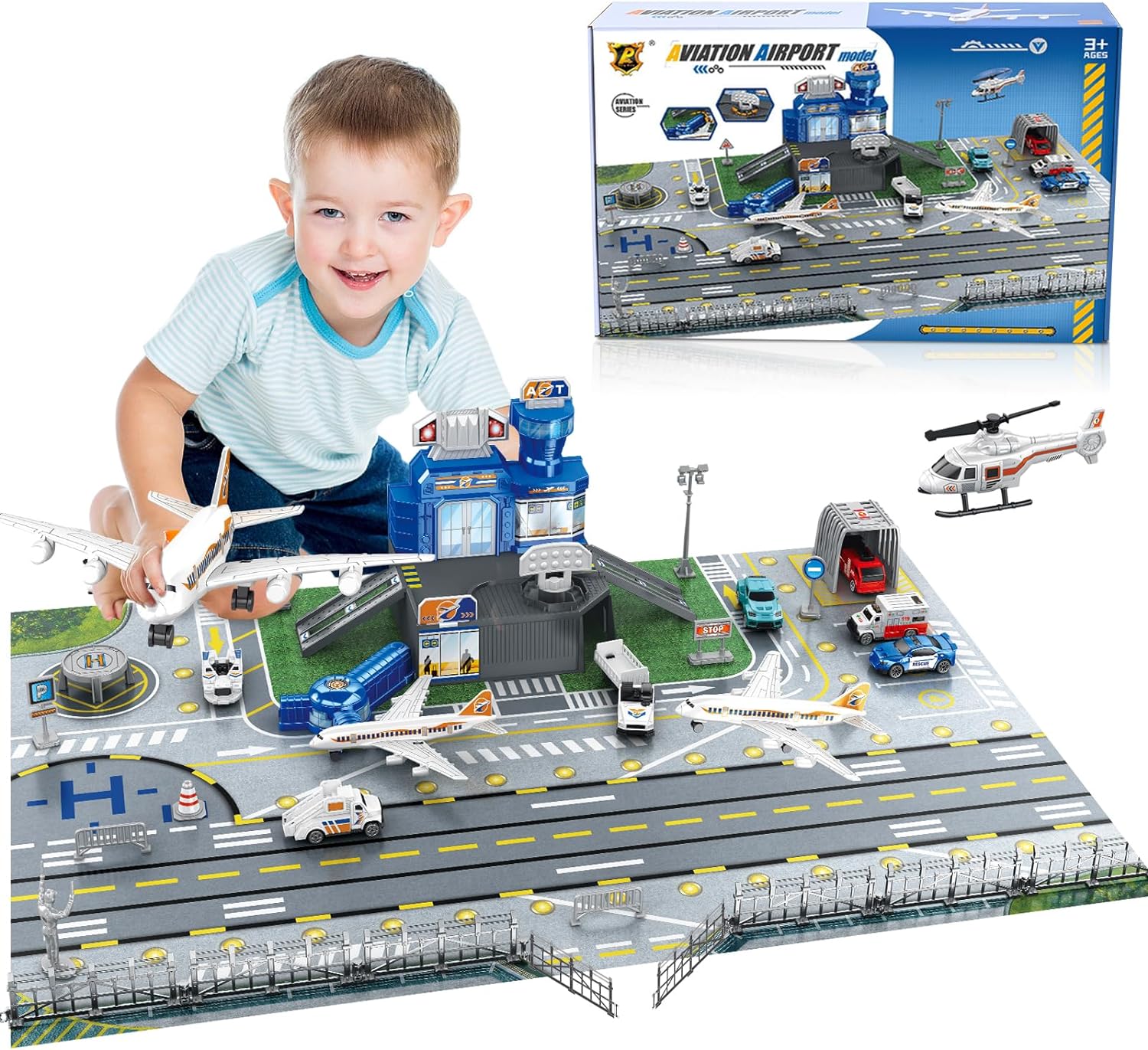 Flughafen-Spielset für Kinder  – Model Airplane Plastic Bewertung und Preis