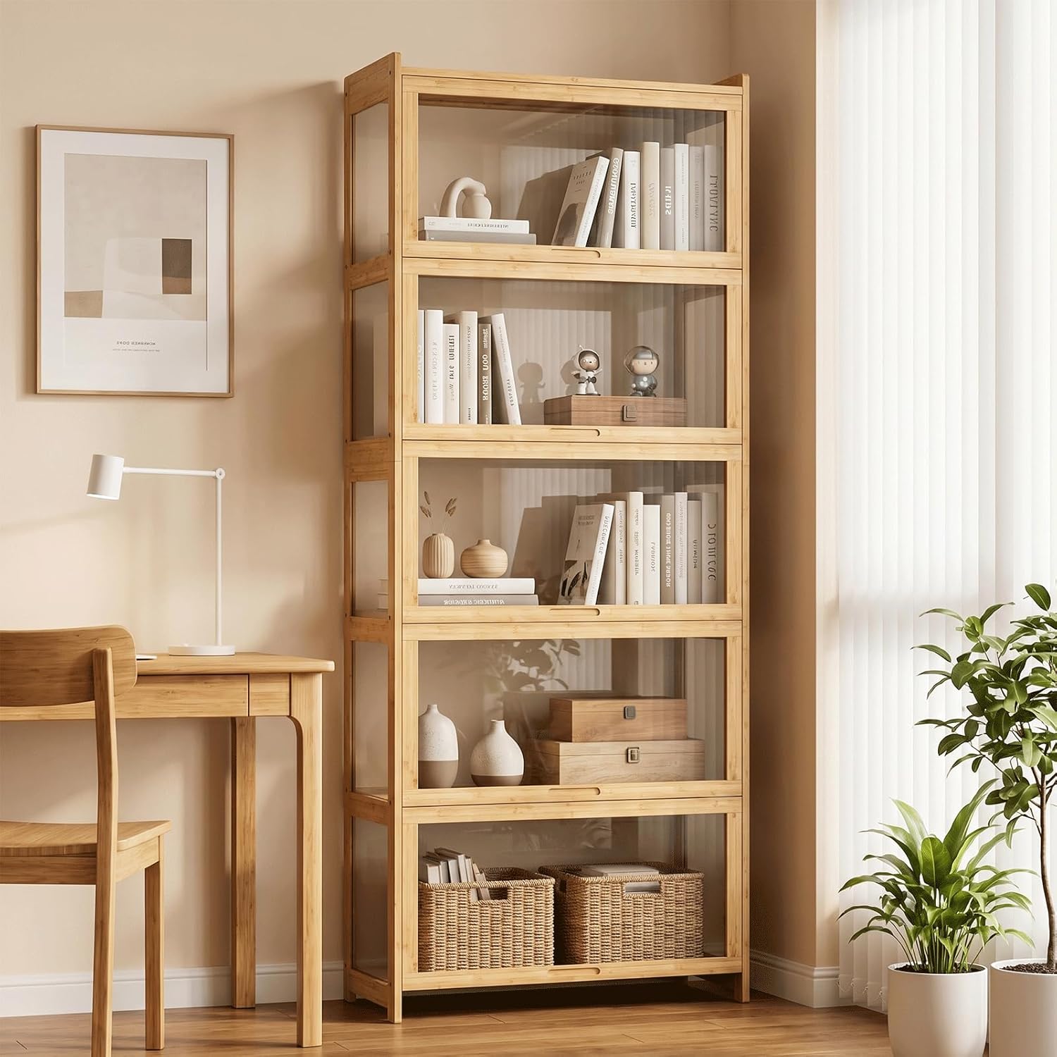 Vitrine mit Acryl-Türen, 5-stu – Display Case Acrylic Bewertung und Preis