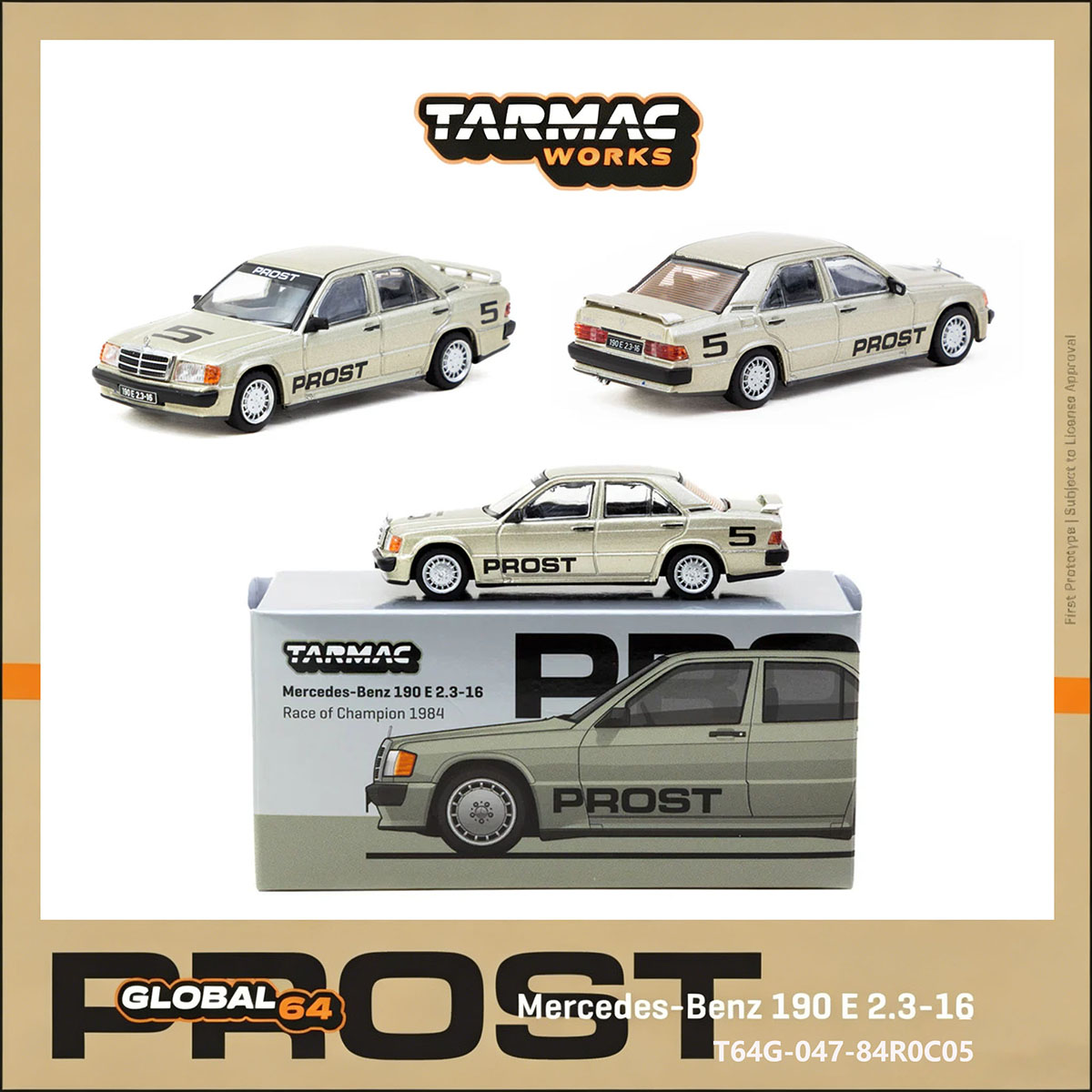 TW 1:64 Mercedes 190E # 5 Alai – Die Cast Car 1 64 Bewertung und Preis