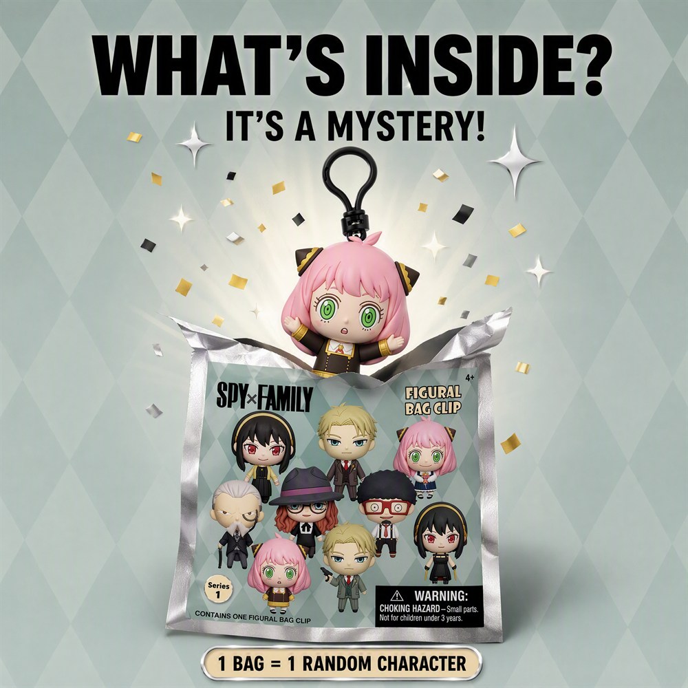 Spy x Family 3D PVC Taschencli – Mystery Box Blind Bag Bewertung und Preis