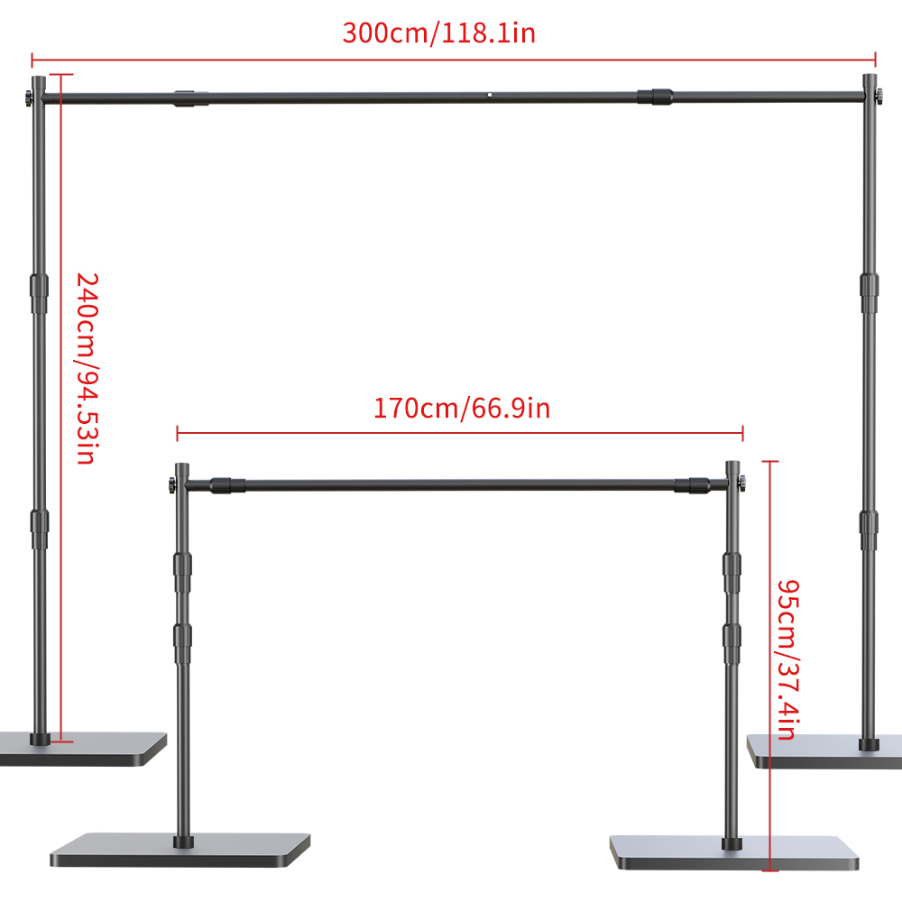 2,4x3m Schwerlast-Hintergrunds – Vinyl Figure Blank Bewertung und Preis