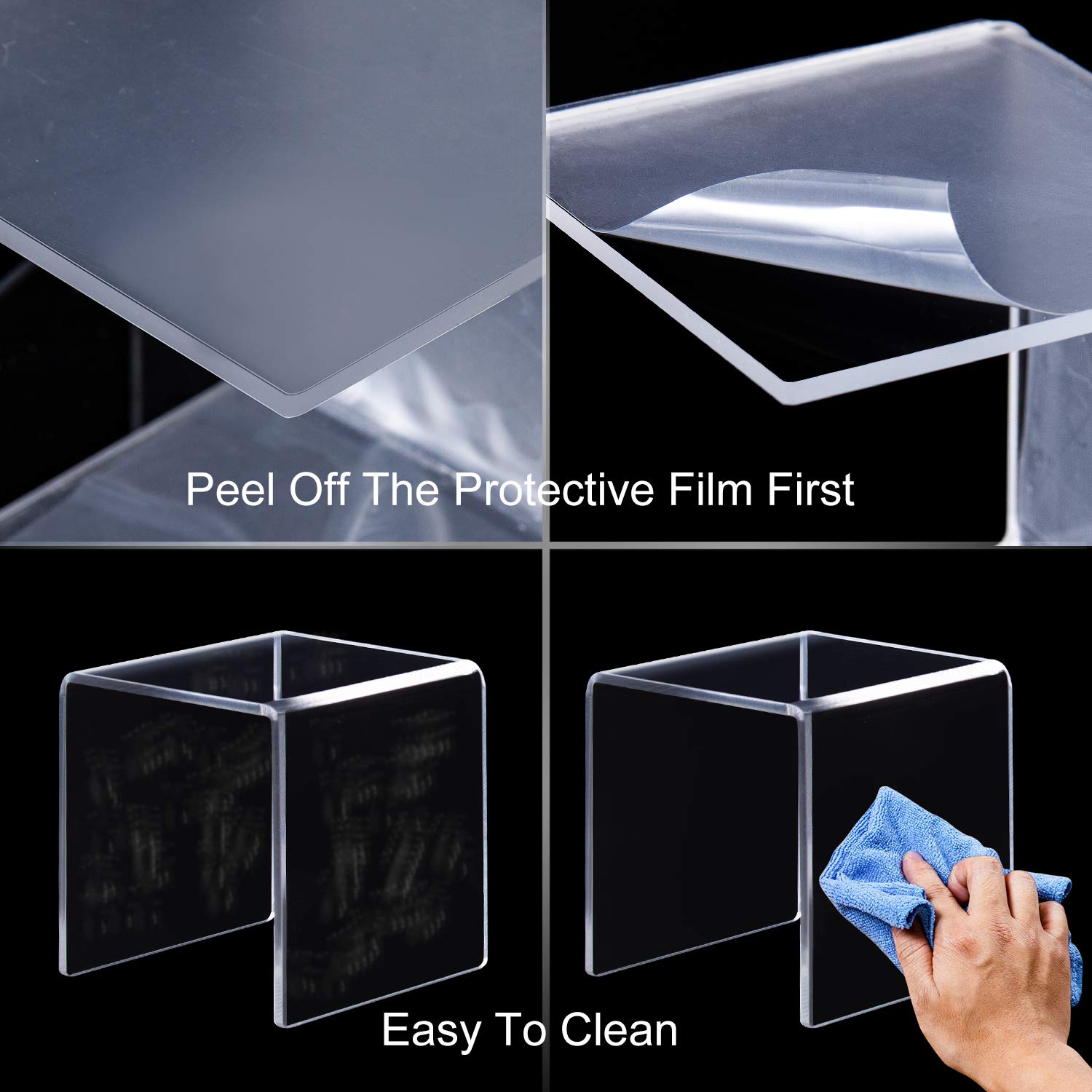 U-förmiges Acryl-Display-Riser – Pop Display Shelf Bewertung und Preis