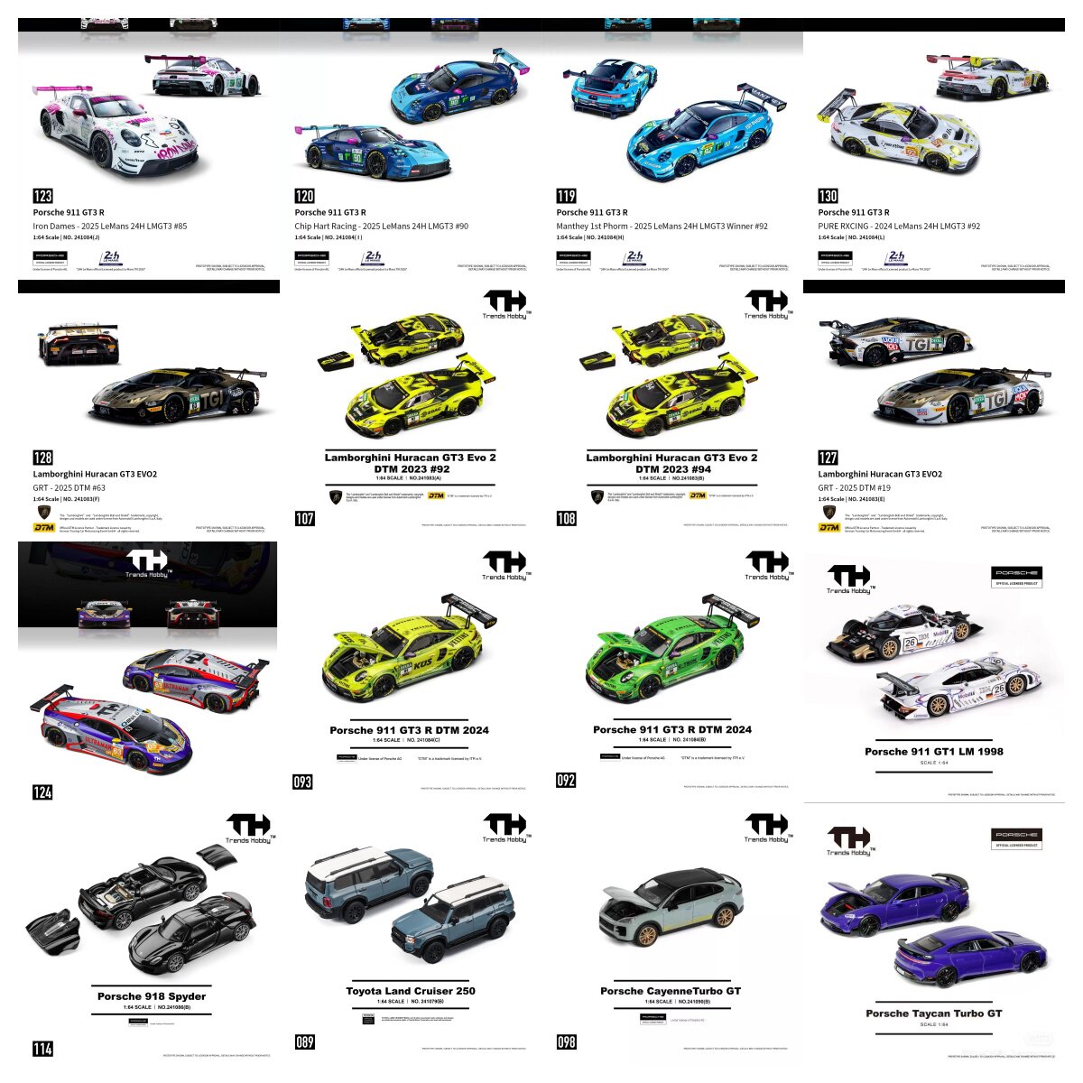 TH 1/64 Porsche 911 GT3 R LeMa – Die Cast Car 1 64 Bewertung und Preis