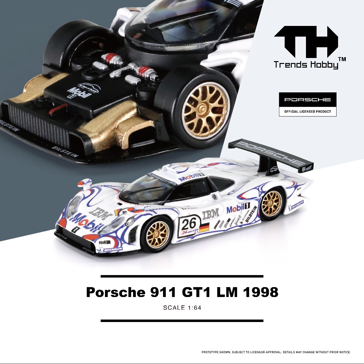 TH 1/64 Porsche 911 GT3 R LeMa – Die Cast Car 1 64 Bewertung und Preis