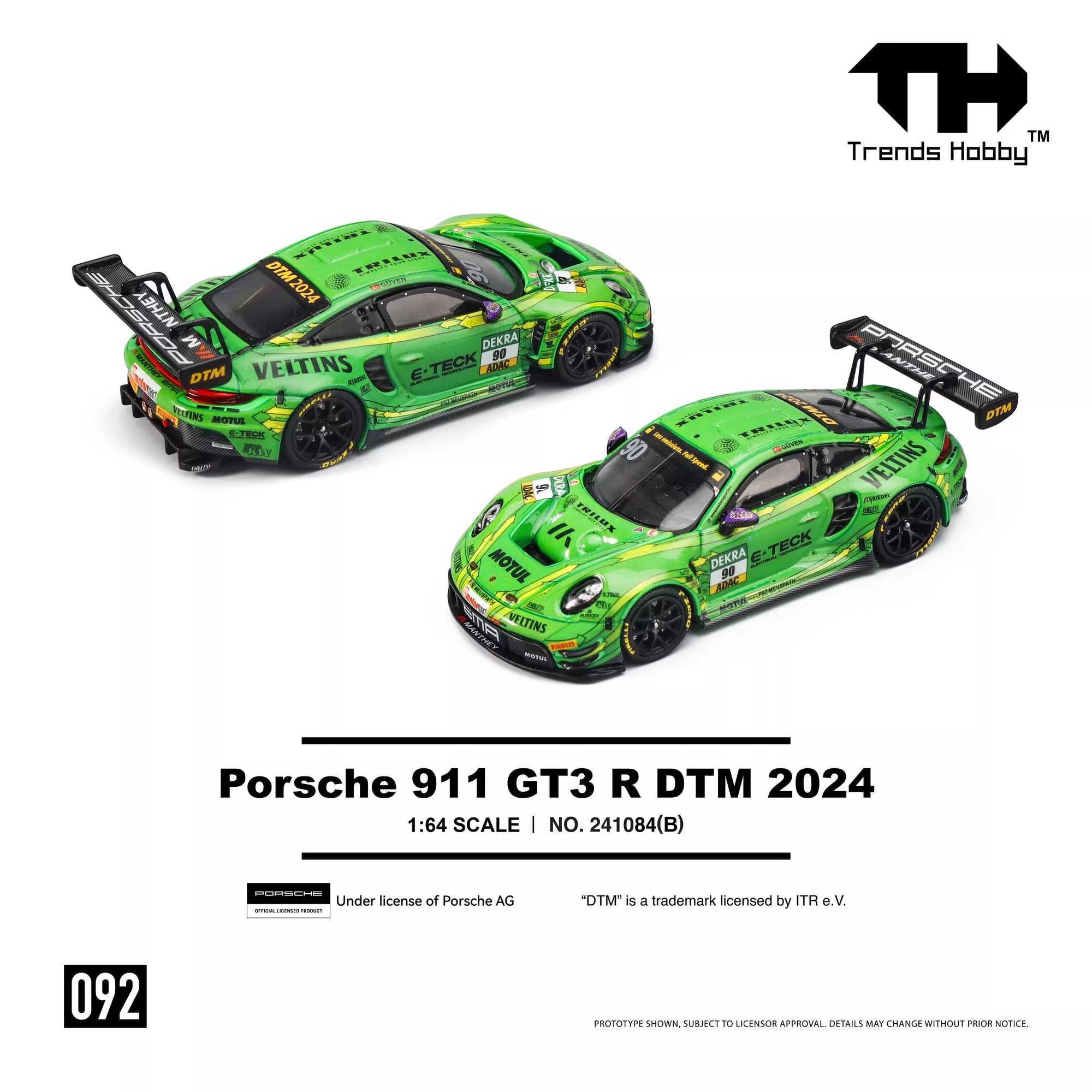 TH 1/64 Porsche 911 GT3 R LeMa – Die Cast Car 1 64 Bewertung und Preis