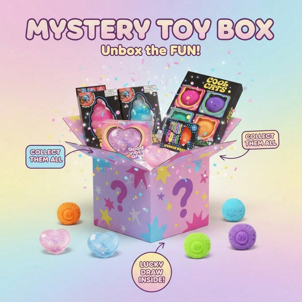100+ Stück Sortierte Squishy-F – Mystery Box Blind Bag Bewertung und Preis