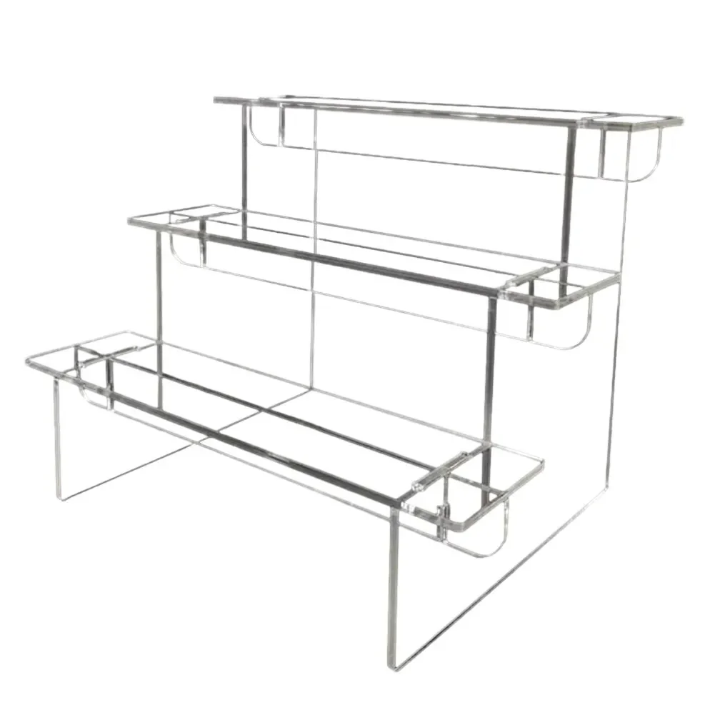1-5-stufiger Acryl-Displayst ä – Pop Display Shelf Bewertung und Preis
