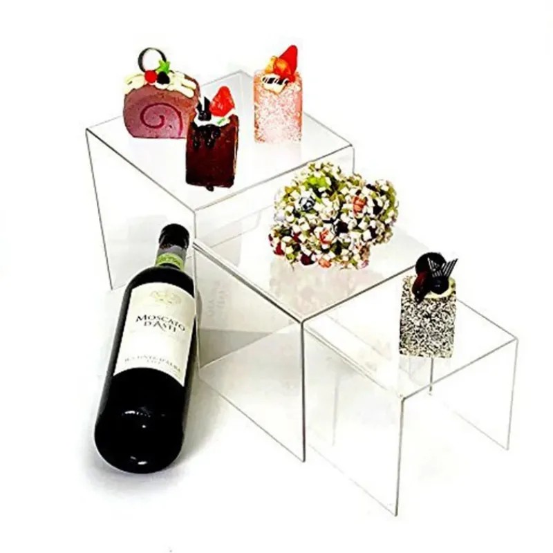 6-teiliges Set Acryl-Displayst – Display Risers Set Bewertung und Preis