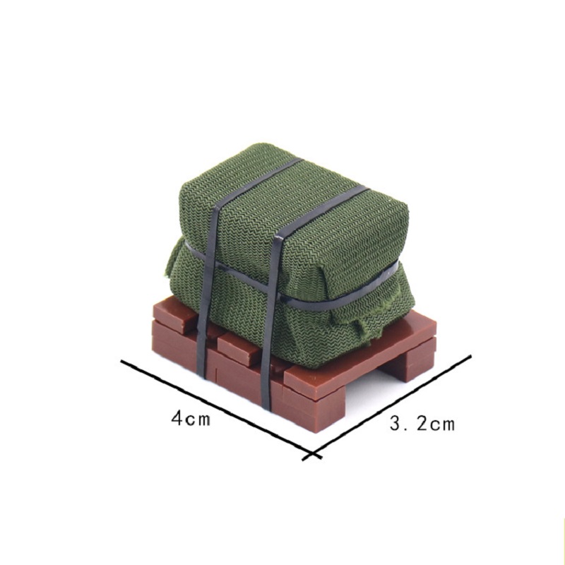 WW2 Military Air Drop Kiste Ba – Lego Minifigure Holder Bewertung und Preis