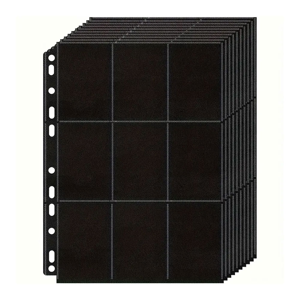 10er Pack schwarz 9-Pocket a4  – Trading Card Binder Bewertung und Preis
