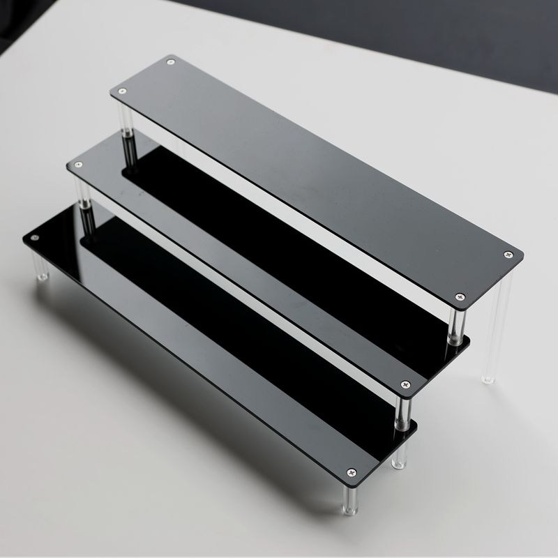Schwarzer Acryl-Display-Regals – Pop Display Shelf Bewertung und Preis