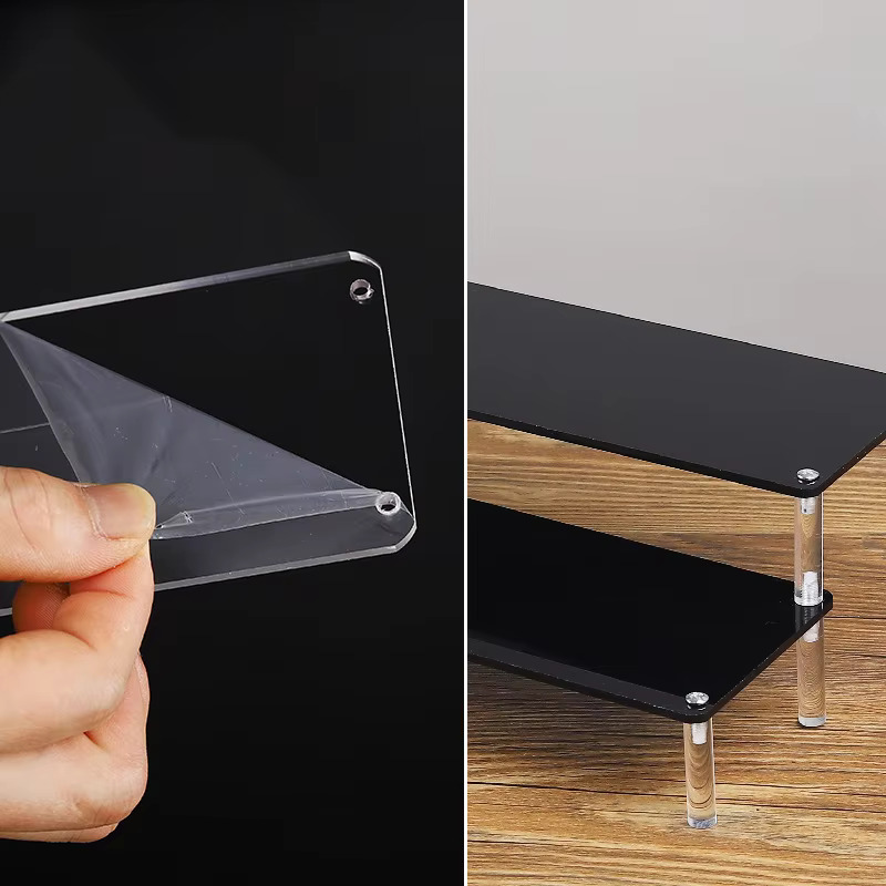 Schwarzer Acryl-Display-Regals – Pop Display Shelf Bewertung und Preis